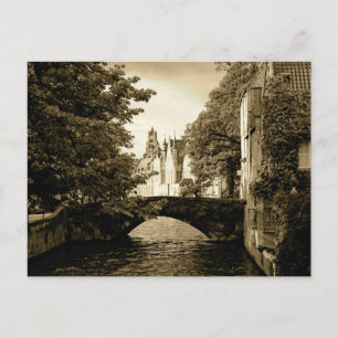 Bridge in Bruges Postcard