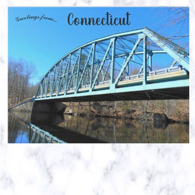 Bridge in Canterbury Connecticut Postcard (Creator Uploaded)