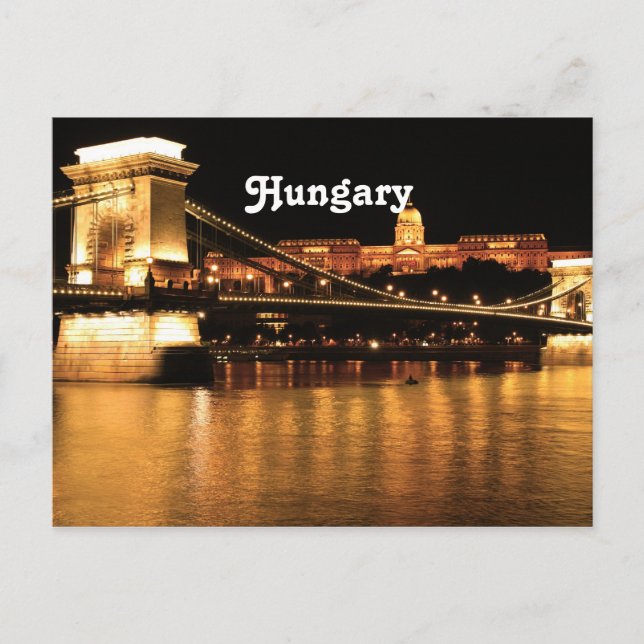 Bridge in Hungary Postcard (Front)