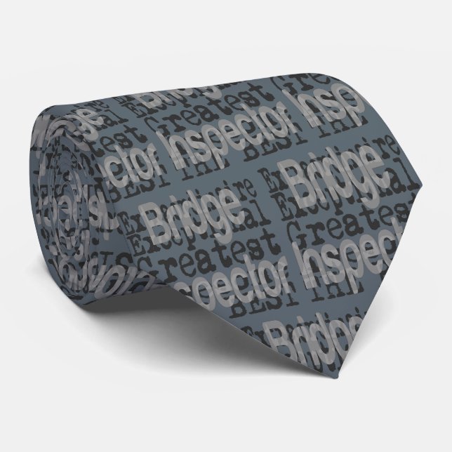 Bridge Inspector Extraordinaire Tie (Rolled)