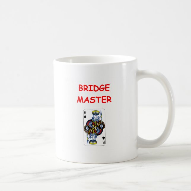bridge joke coffee mug (Right)