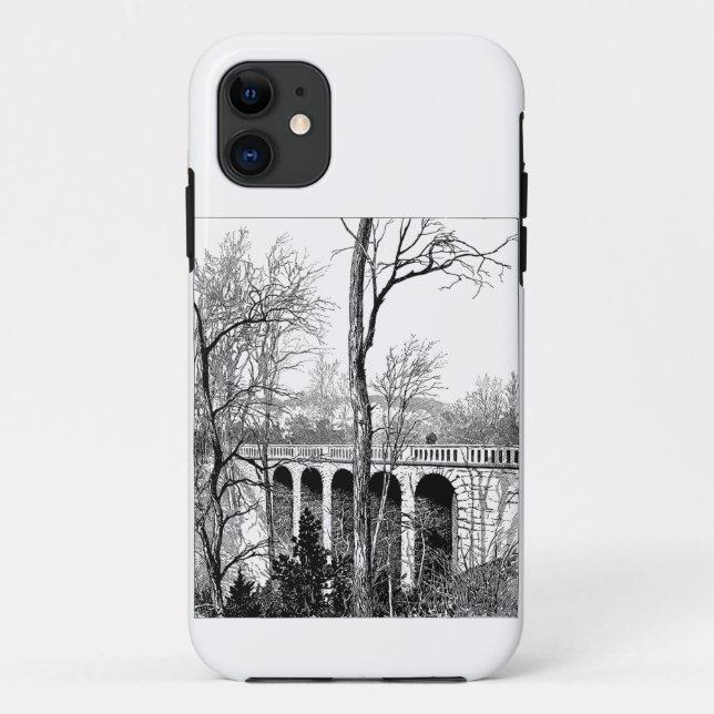 bridge landscape forest Case-Mate iPhone case (Back)