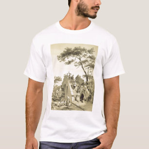 Bridge near Canton, plate 30 from 'Sketches of Chi T-Shirt