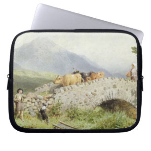 Bridge Near Dalmally (w/c) Laptop Sleeve