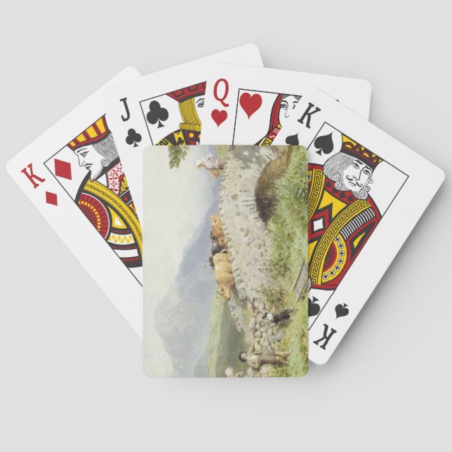 Bridge Near Dalmally (w/c) Playing Cards (Back)