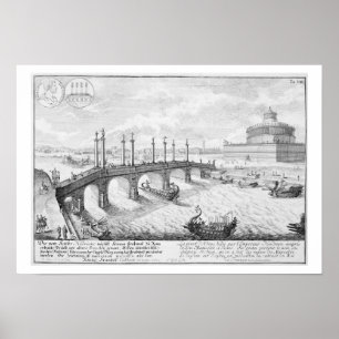 Bridge of Aelius and Hadrian's Mausoleum (Castel S Poster