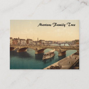 Bridge of Arches, Liège, Belgium Business Card