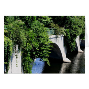 Bridge Of Flowers Shelburne Falls MA Blank Card