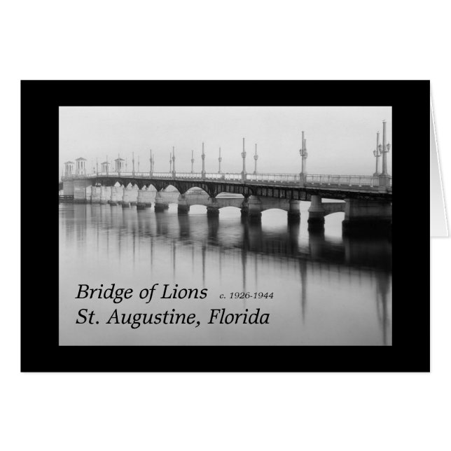 Bridge of Lions St. Augustine, Florida (Front Horizontal)