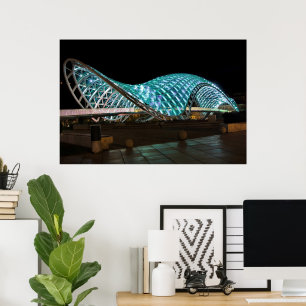 Bridge of Peace, Tbilisi, Georgia Poster
