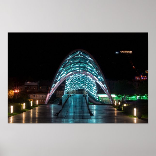 Bridge of Peace, Tbilisi, Georgia Poster (Front)