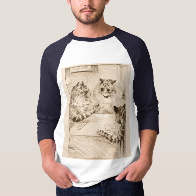 Bridge of Sighs by Louis Wain T-Shirt (Front)