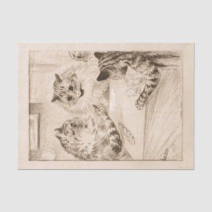 Bridge of Sighs by Louis Wain Tissue Paper