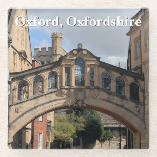 Bridge of Sighs in Oxford Glass Coaster