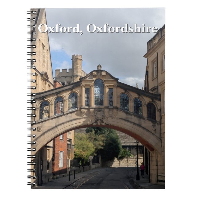 Bridge of Sighs in Oxford Notebook (Front)