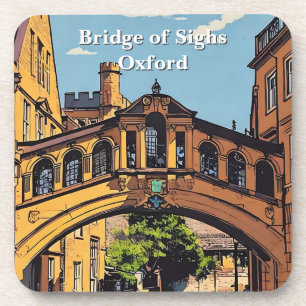 Bridge of Sighs in Oxford Poster Paint Coaster