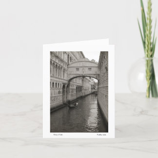 Bridge of Sighs Notecards