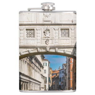 Bridge of Sighs, Venezia, Italy Hip Flask