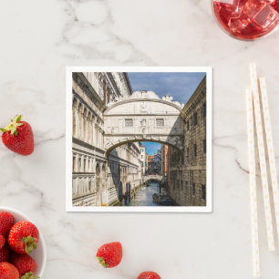 Bridge of Sighs, Venezia, Italy Napkin