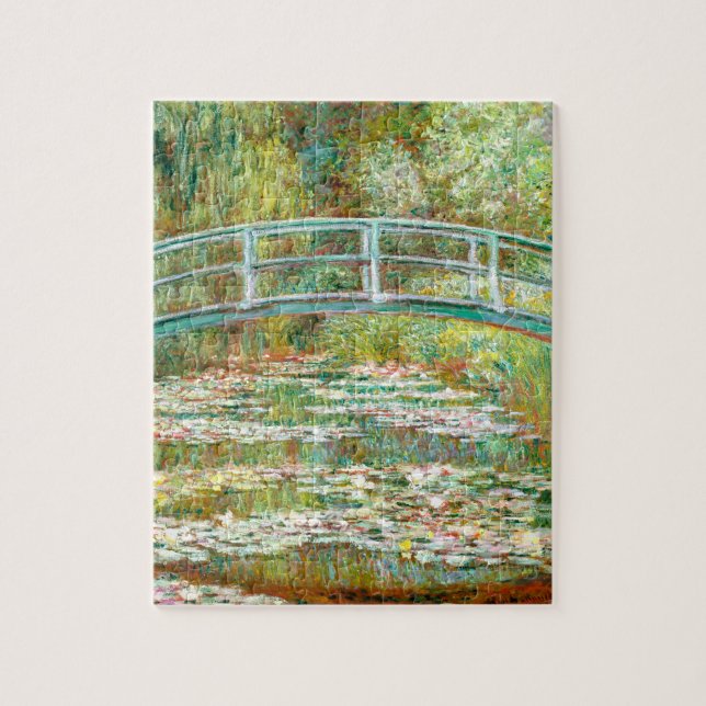 Bridge over a Pond of Water Lilies by Claude Monet Jigsaw Puzzle (Vertical)