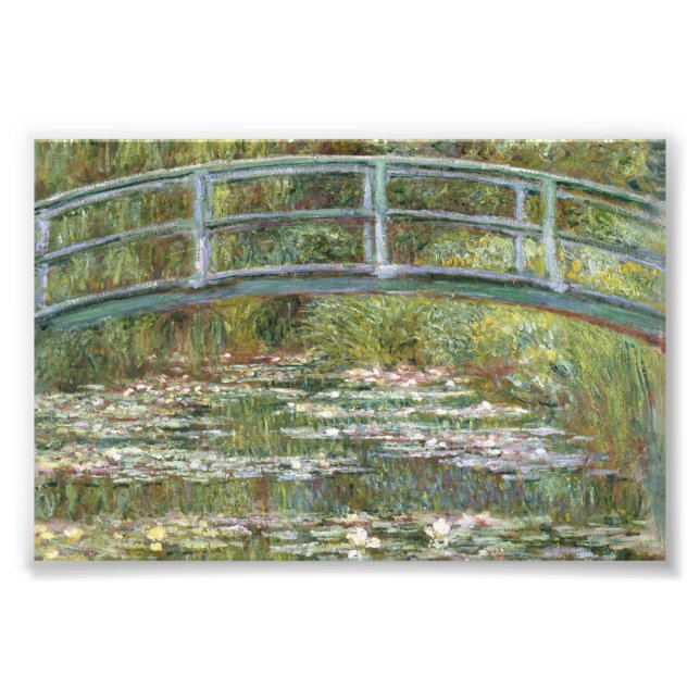 Bridge over a Pond of Water Lilies by Claude Monet Photo Print (Front)