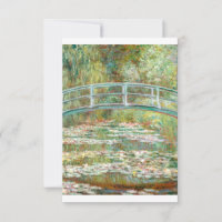 Bridge over a Pond of Water Lilies by Claude Monet