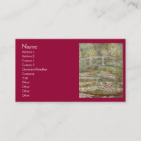 Bridge Over a Pond of Water Lillies by Monet