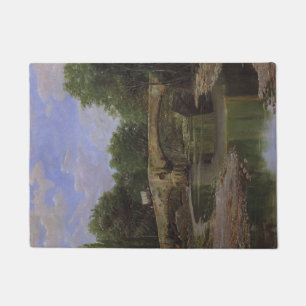 Bridge Over a River (by Santiago Rusiñol) Doormat