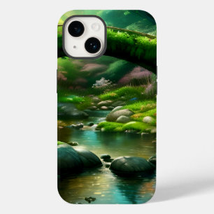 Bridge over a stream in the forest. 1 Case-Mate iPhone 14 case