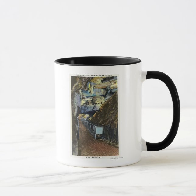 Bridge over Chasm Showing Balanced Rock Mug (Right)