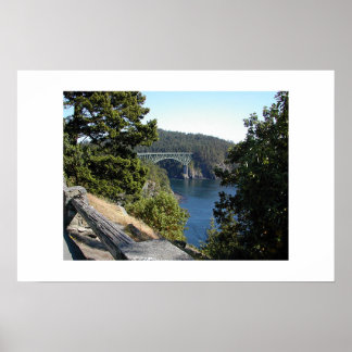 Bridge over Deception Pass Poster