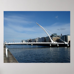 Bridge Over Dublin Ireland River Poster