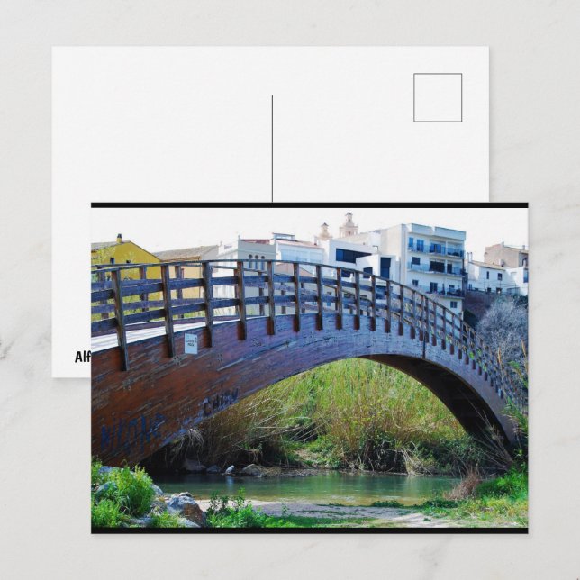 Bridge over Riba-roja de Túria Postcard (Front/Back)