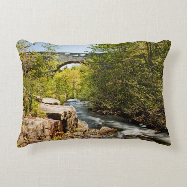 Bridge Over River Decorative Cushion (Front)