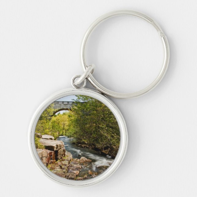 Bridge Over River Key Ring (Front)