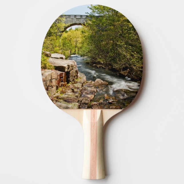 Bridge Over River Ping Pong Paddle (Front)