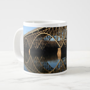 Bridge Over Schuylkill River Large Coffee Mug