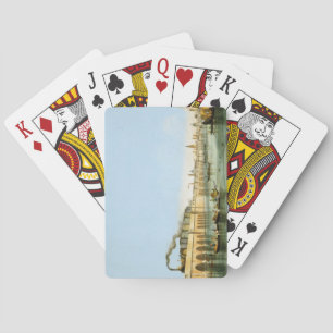 Bridge over the Lagoon, from 'Views of Principal m Playing Cards