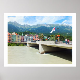 Bridge over the River Inn Poster