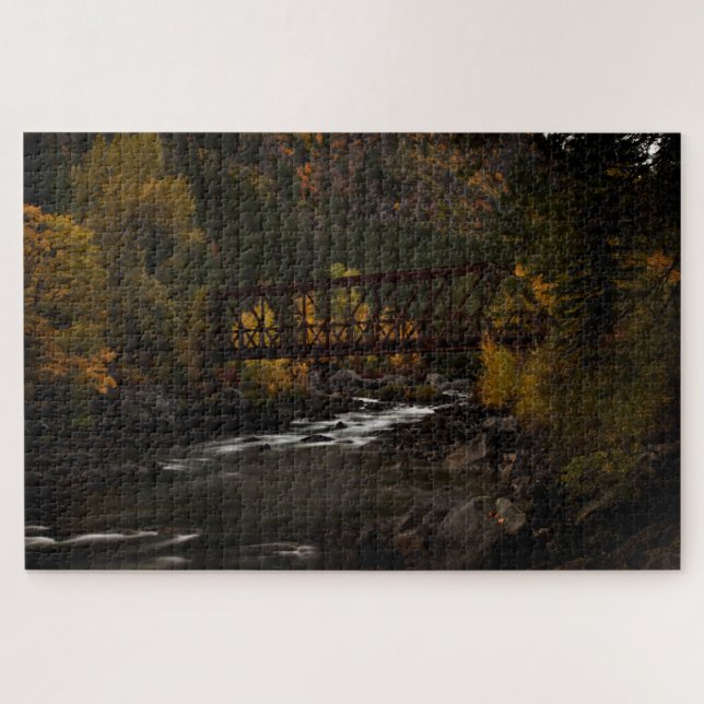 Bridge over the river jigsaw puzzle (Horizontal)