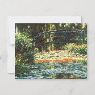 Bridge Over the Waterlily Pond by Claude Monet