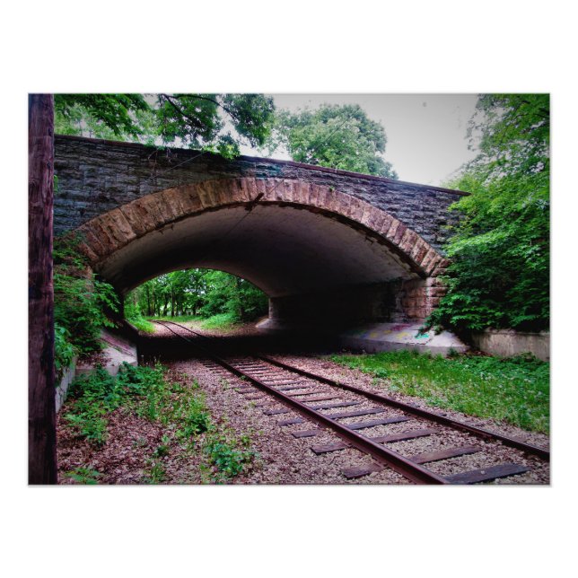 "Bridge Over Trolly Tracks" Photo Print (Front)