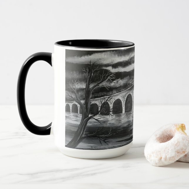 Bridge Over Troubled Water Mug (With Donut)