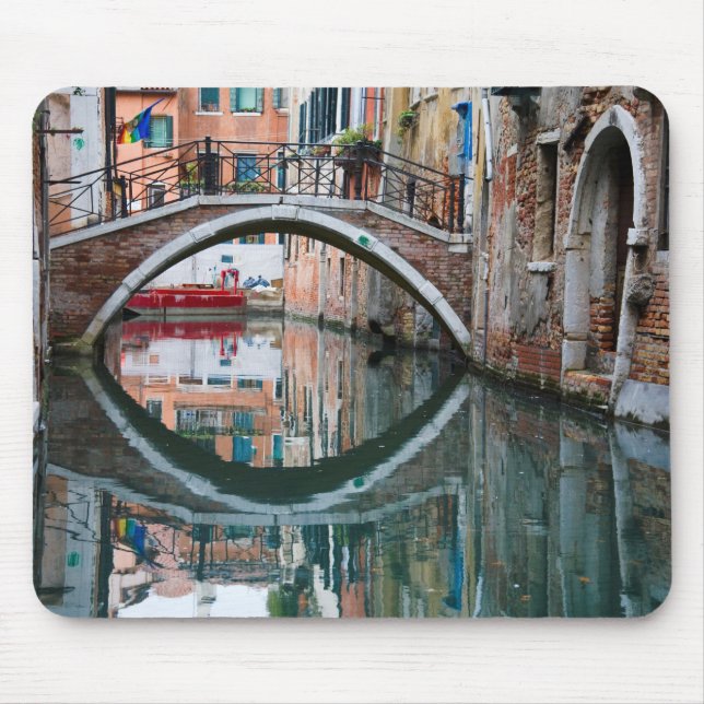 Bridge over Venice Canal Mouse Pad (Front)