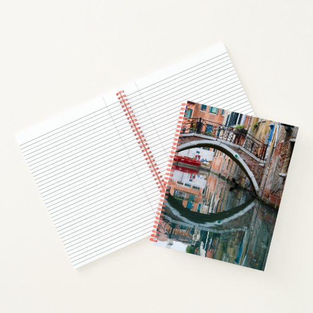 Bridge over Venice Canal Notebook (Inside)