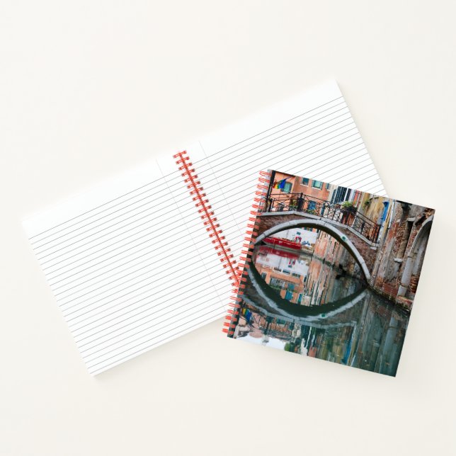 Bridge over Venice Canal Notebook (Inside)