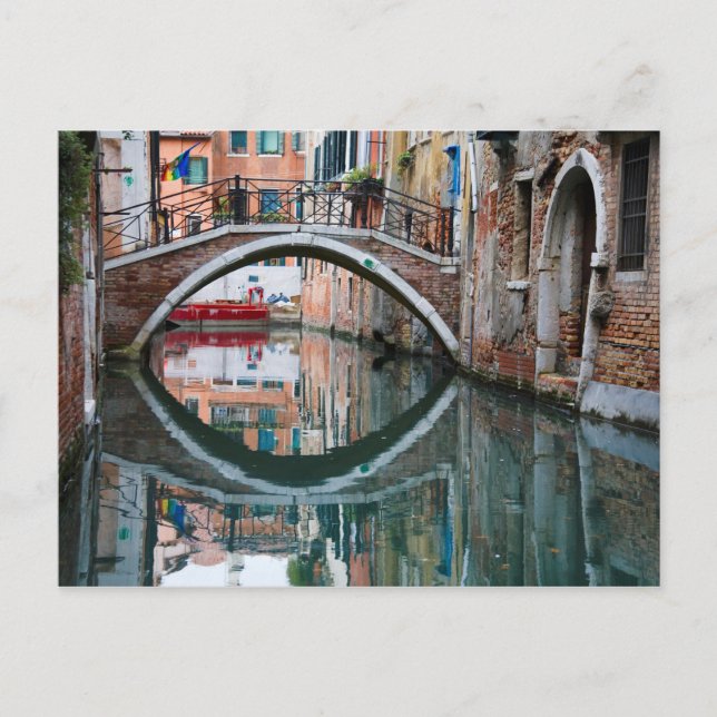 Bridge over Venice Canal Postcard (Front)