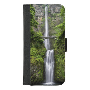 Bridge over Waterfall Stunning Scenic View iPhone 8/7 Plus Wallet Case