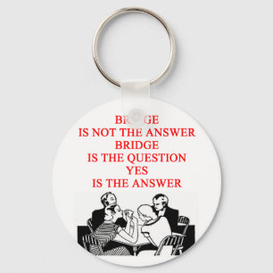 bridge player design key ring