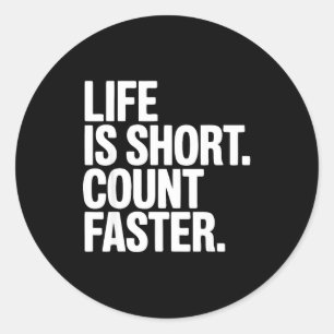 Bridge Player Funny Contract Bridge Classic Round Sticker